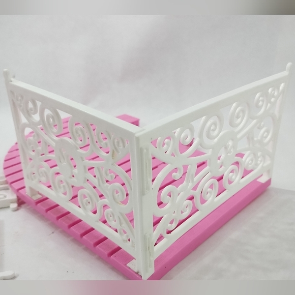 Replacement Parts For Barbie Dreamhouse Playset Patio Floor Rails Door Pillar - Picture 6 of 9